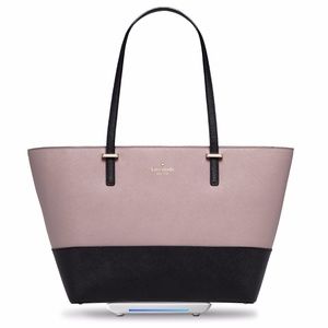 Kate Spade Small Harmony Porcini/ Black Tote